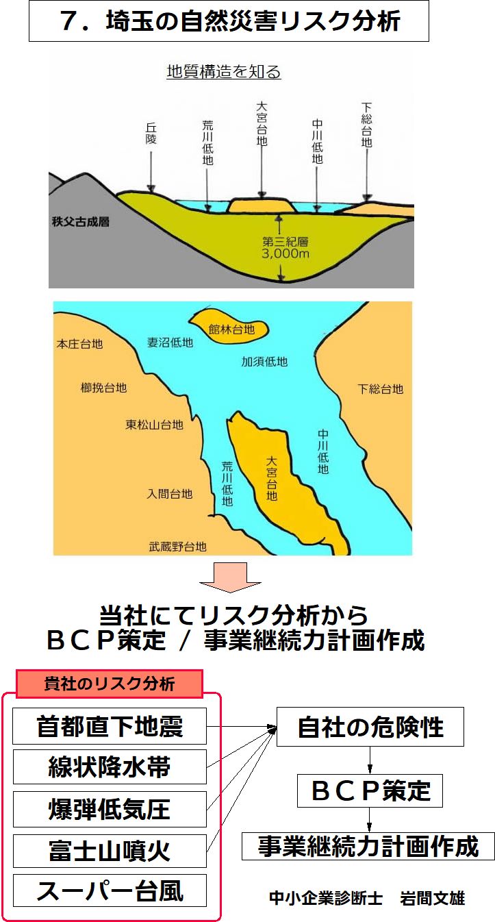 埼玉県の自然災害リスク分析
